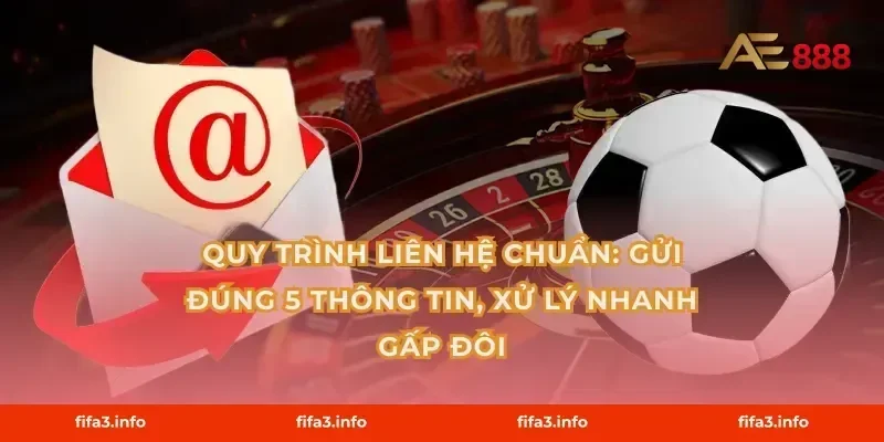 Quy trình liên hệ chuẩn: gửi đúng 5 thông tin, xử lý nhanh gấp đôi